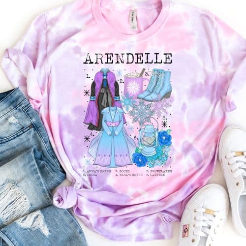 Arendelle Tie Dye Shirt