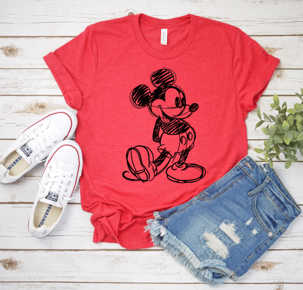 CLASSICMICKEYHREDSHIRT