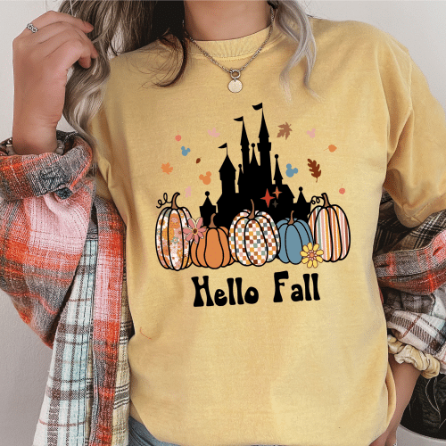 Hello Fall Comfort Colors Shirt
