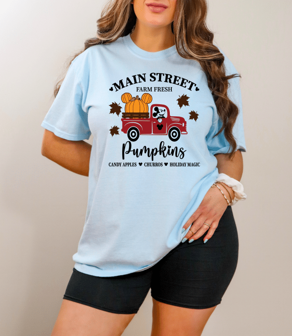 MAINSTREETMICKEYTRUCKCHAMBRAY