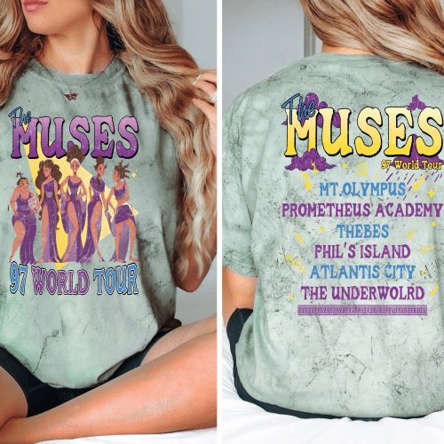 The Muses Front and Back Comfort Colors Shirt