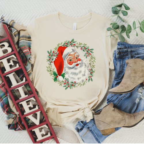 Vintage Santa Christmas Shirt