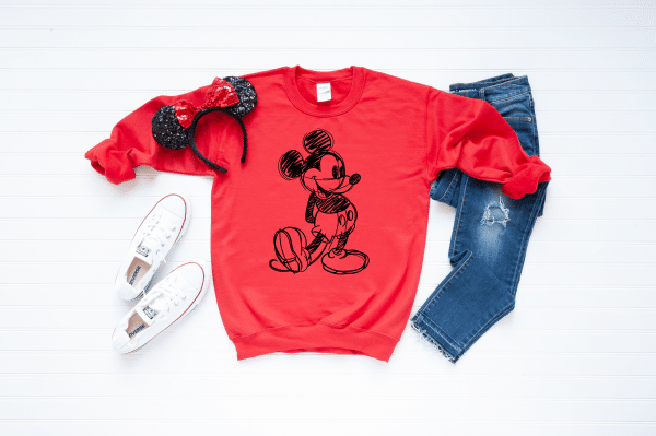 classicmickeyredsweatshirt