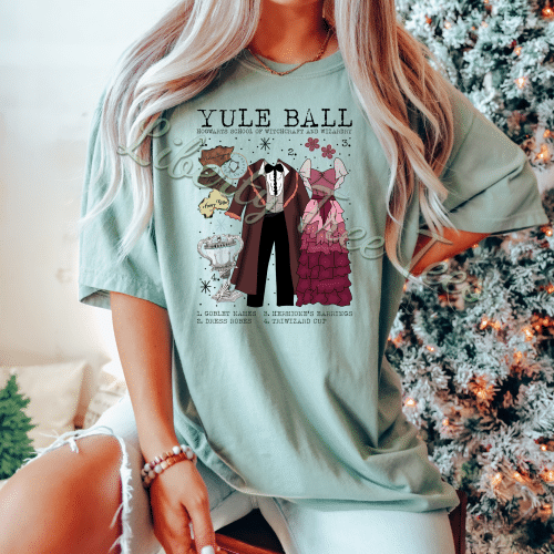 Yule Ball Comfort Colors Christmas Shirt