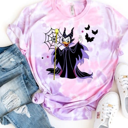 Daisy Maleficent Tie Dye Shirt