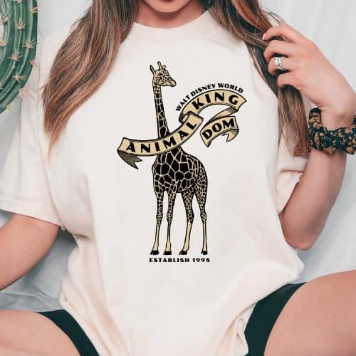 Walt Disney World Animal Kingdom Giraffe Comfort Colors Shirt