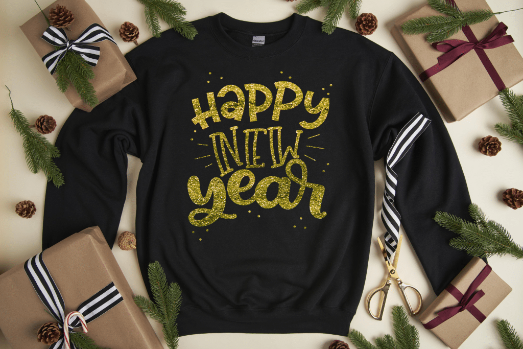 Preppy Christmas Palm Tree Sweatshirt