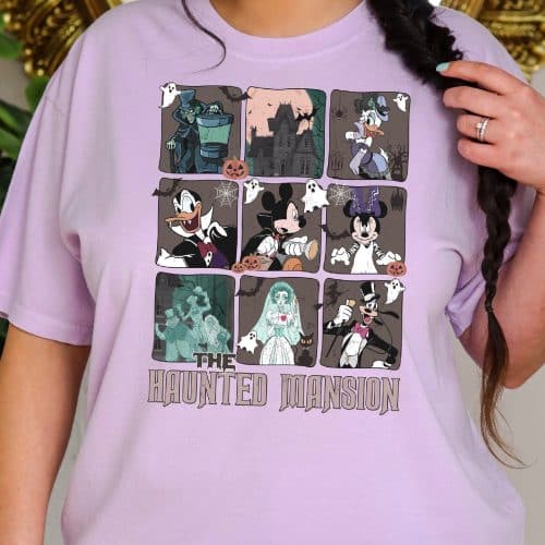 Haunted Mansion Pictures Comfort Colors Shirt