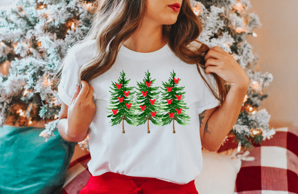 MICKEYCHRISTMASTREESSHIRT