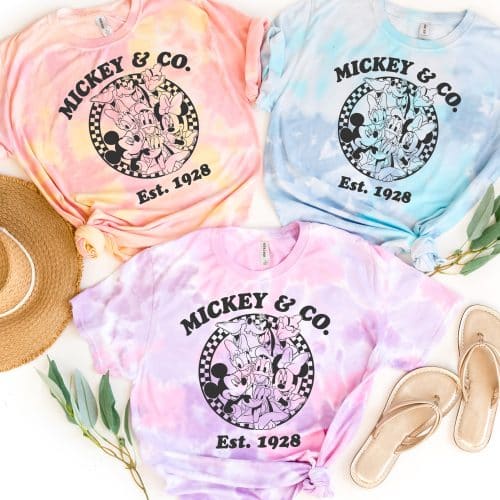 Mickey & Co. Tie Dye Shirt