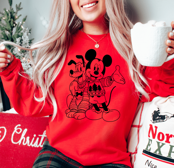 MICKEYPLUTOSWEATERSREDSWEAT