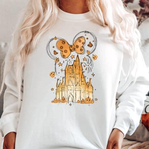 Minnie Fall Castle Sweatshirt