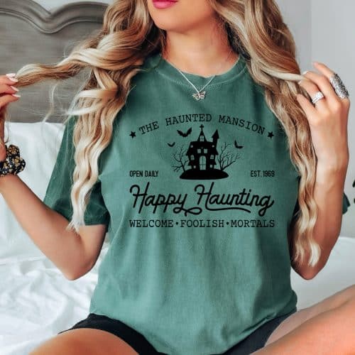 The Haunted Mansion Happy Haunting Comfort Colors Shirt