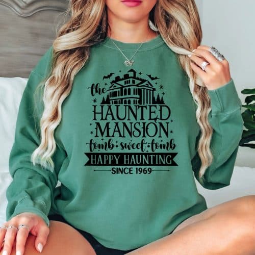 The Haunted Mansion Tomb Sweet Tomb Comfort Colors Sweatshirt
