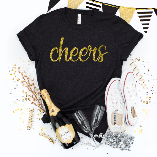 GLITTER Cheers Shirt