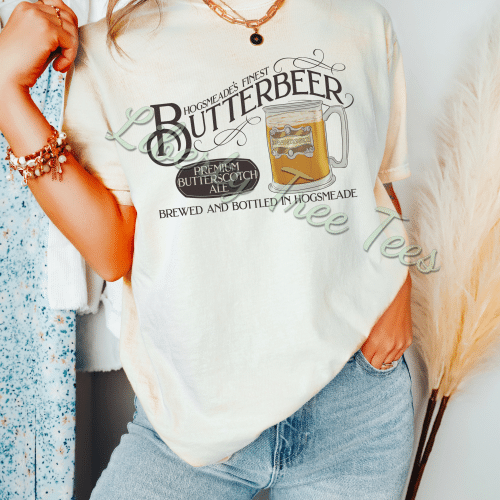 Hogmeade’s Finest Butterbeer Comfort Colors Shirt
