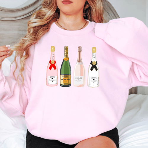 Champagne Glasses Sweatshirt