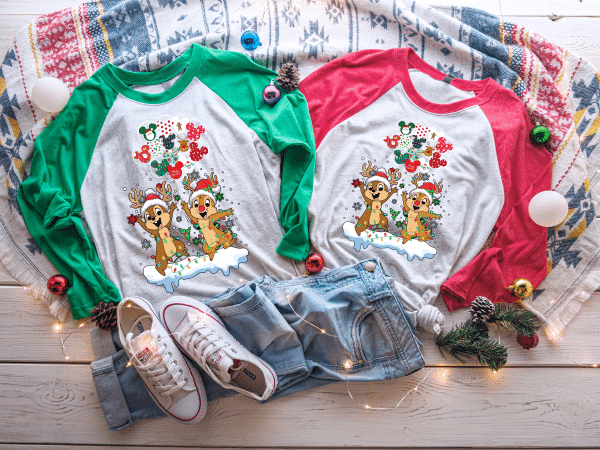 Chip and Dale Christmas shirt