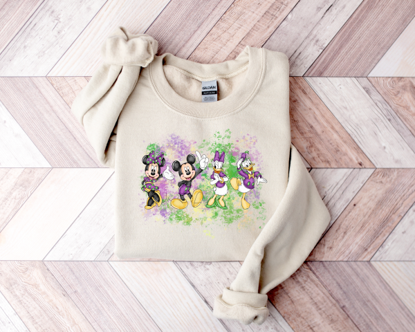 Fab 4 Mardi Gras Sweatshirt