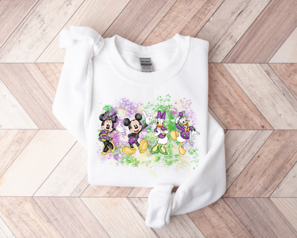 Fab 4 Mardi Gras Sweatshirt