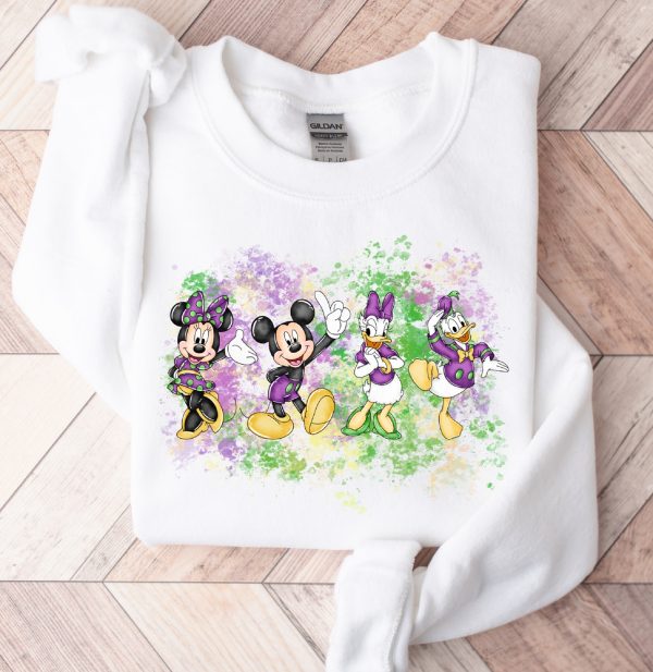 Fab 4 Mardi Gras Sweatshirt