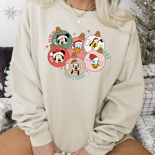 Mickey & Friends Ornaments Sweatshirt