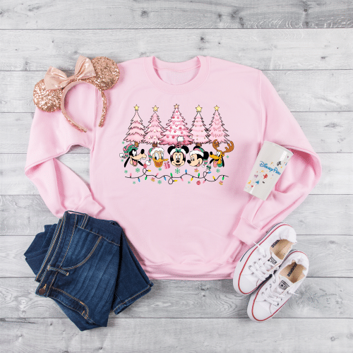 Fab 6 Pink Christmas Sweatshirt