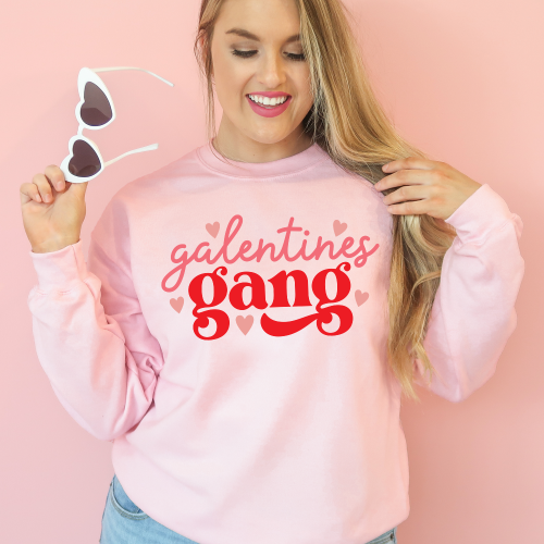 Galentines Gang Valentine’s Day Sweatshirt