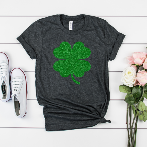 GLITTER Shamrock Shirt