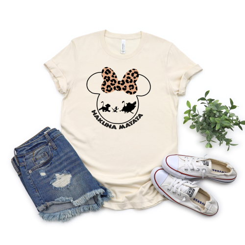 Hakuna Matata Mickey or Minnie Mouse Animal Kingdom Shirt -Toddler & Youth