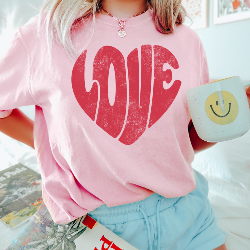 Love Comfort Colors Shirt