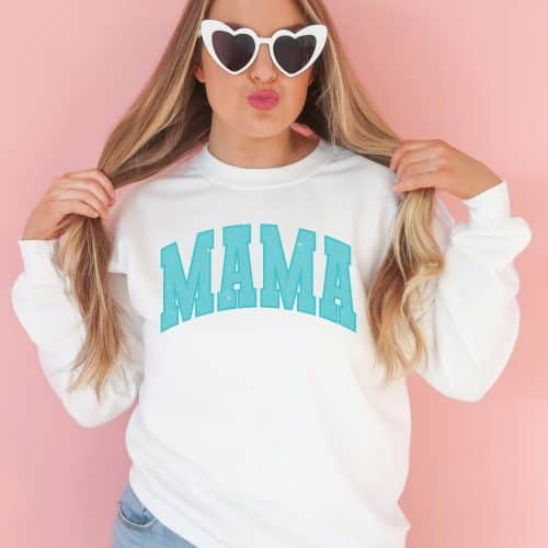 Mama Varsity (Blue) Sweatshirt