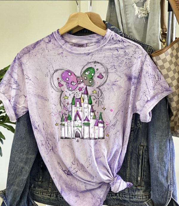 Minnie Mouse Mardi Gras Castle shirt