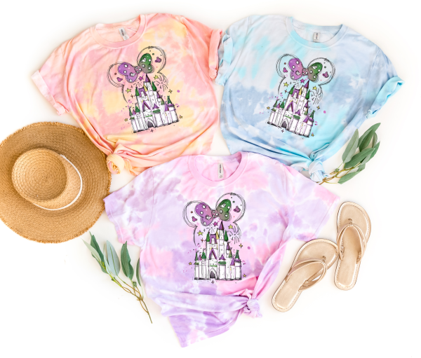 Minnie Mouse Mardi Gras Castle shirt