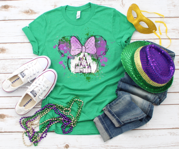 Minnie Mouse Mardi Gras shirt