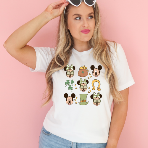 Mickey Mouse Doodles St. Patrick’s Day shirt