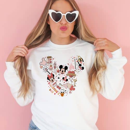 Mickey Mouse Valentine’s Day Sweatshirt