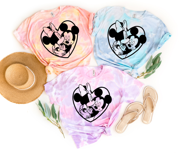 MICKEYMINNIEHEARTTIEDYE