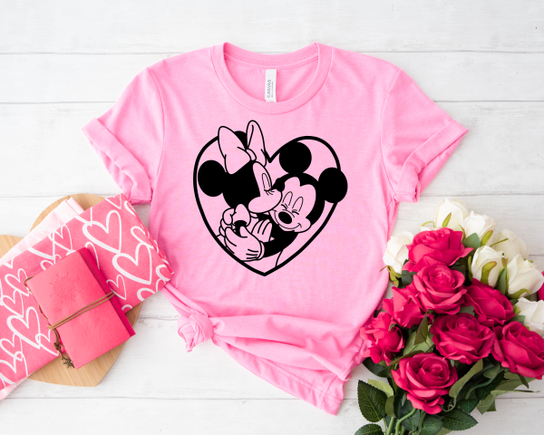 Mickey & Minnie Valentine's Day shirt