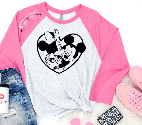 Mickey & Minnie Valentine's Day Raglan