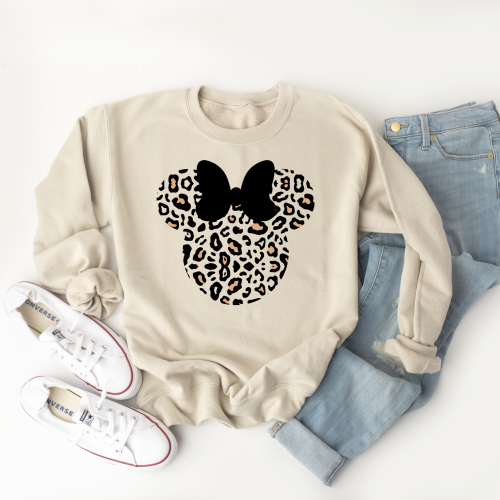 2 Toned Minnie Mouse Animal Kingdom Sweatshirt