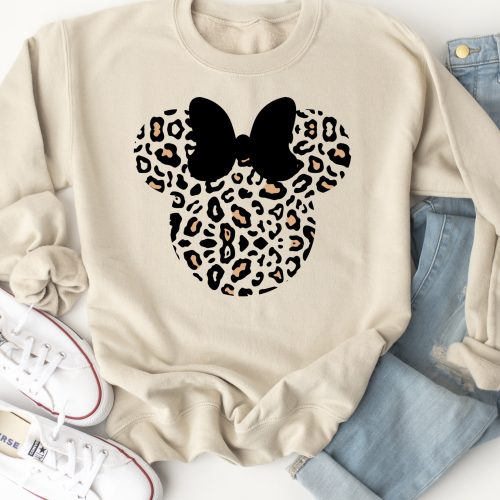 2 Toned Minnie Mouse Animal Kingdom Sweatshirt