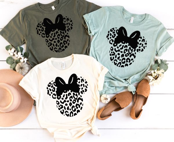 Minnie Mouse leopard shirt