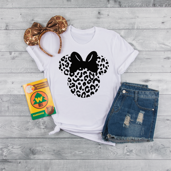 Minnie Mouse leopard shirt