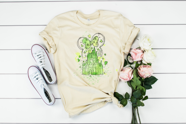 Minnie Mouse St. Patrick's Day Castle Shirt