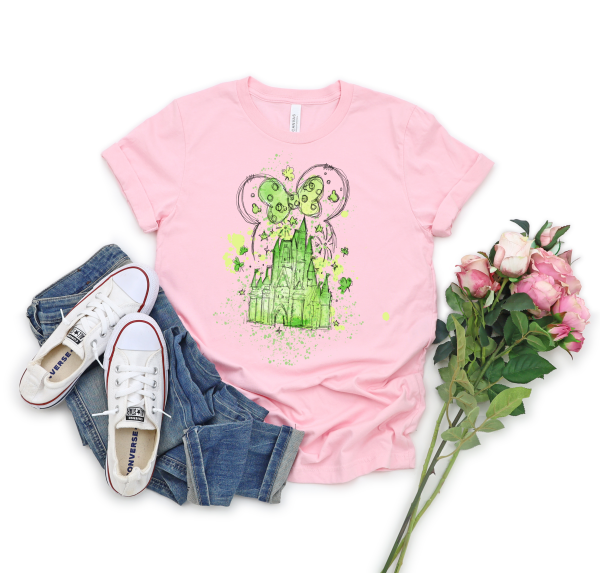 Minnie Mouse St. Patrick's Day Castle Shirt