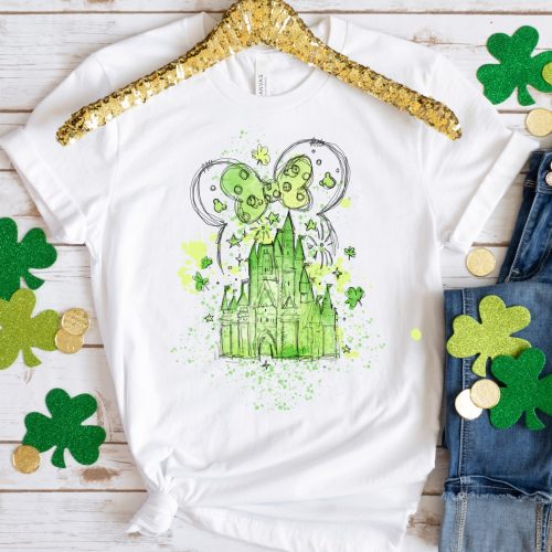 Minnie Mouse St. Patrick’s Day Castle Shirt