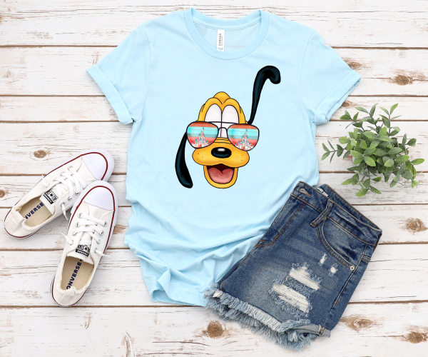 Pluto Castle Aviator Glasses shirt