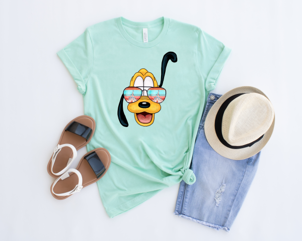 Pluto Castle Aviator Glasses shirt