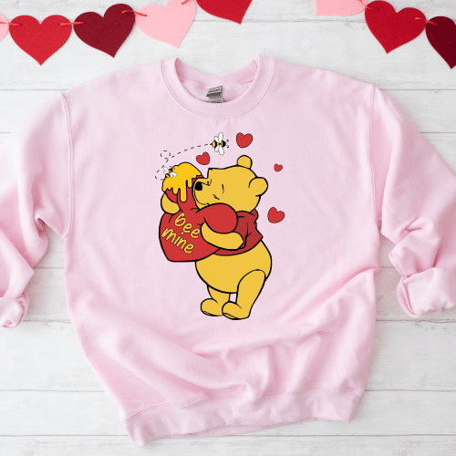 Bee Mine Pooh Valentine’s Day Sweatshirt